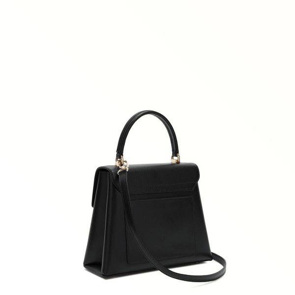 Сумка жіноча чорна FURLA 1927 S TOP HANDLE 1015-BAKPACOARE000O60001007 фото