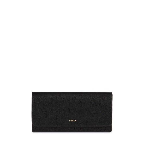 Гаманець жіночий чорний FURLA BABYLON CONTINENTAL WALLET SLIM 1255-PCY3UNOB30000O60001007 фото