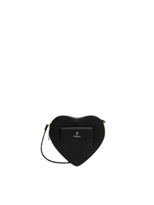 Сумка жіноча чорна FURLA CAMELIA HEART MINI CROSSBODY 10477-WE00473AX0733O60001007 фото